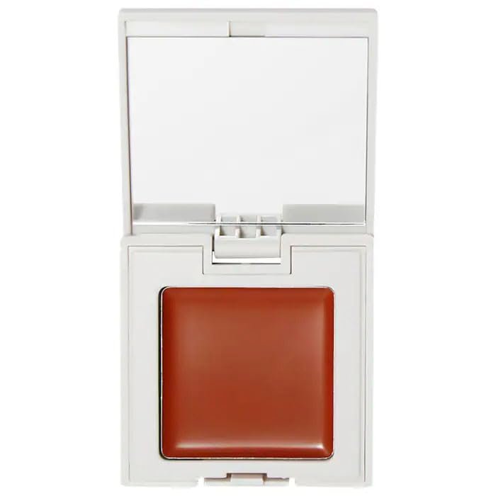 Cream Blush - Buildable, Long-Lasting, Blendable Lip & Cheek Color with Natural Dewy Finish, Lightweight, Smudge-Proof, Perfect for Everyday - Color: Rust - (deep burnt orange with warm tones)