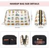 TZTTZT Large Makeup Bag, Colorful Travel Trailer Print Cosmetic Bags Travel Toiletry Bags for Women, Leather Makeup Case Make Up Bag Organizer, Cute Make Up Pouch view 2
