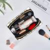 TZTTZT Large Makeup Bag, Colorful Travel Trailer Print Cosmetic Bags Travel Toiletry Bags for Women, Leather Makeup Case Make Up Bag Organizer, Cute Make Up Pouch view 3