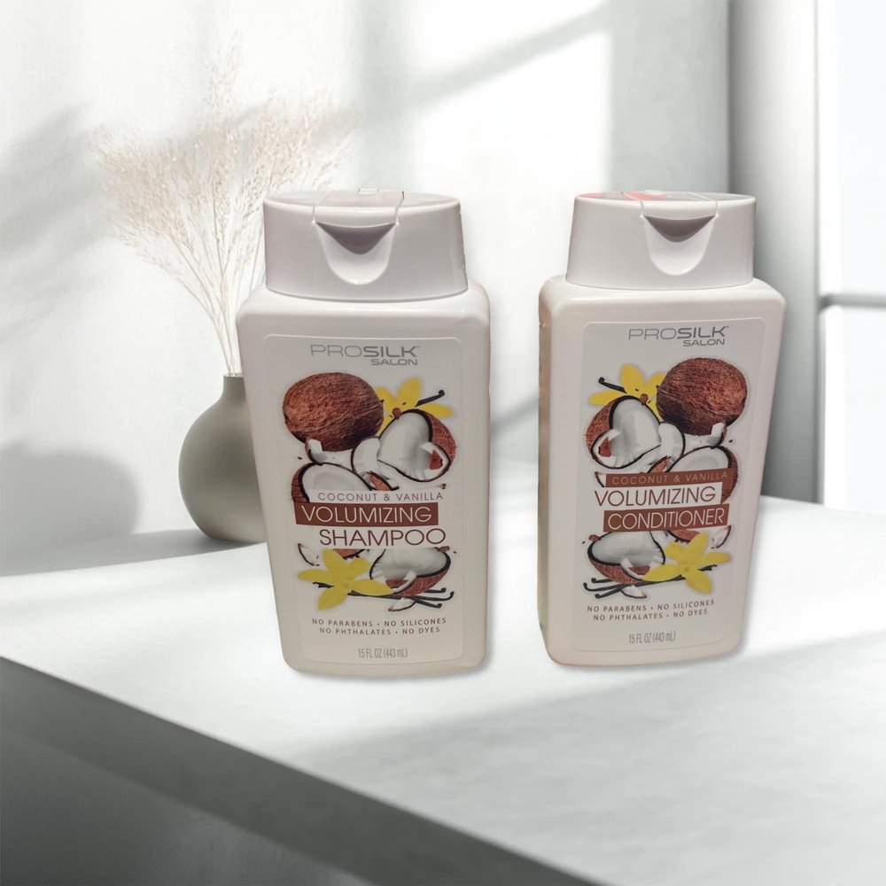 Coconut & Vanilla Volumizing Conditionner & shampoo