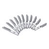 12pcs Hair Perm Rods Hollow Hair Perm Clip Hair Styling Accessory for Barbershop Professional Salon Styling Tools Plastic Resin Material 8cm Length (Grey) view 1