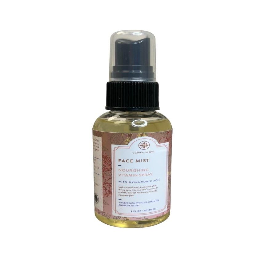 DERMAGLOVE Face Mist Refill - 48 Unit Restock of Travel-Sized Hydrating Facial Mister & Makeup Refresh Spray Retail Bottles - 2 Fl Oz (Pack of 48)