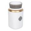 Electronic Face Scrubber Rechargeable Facial Cleansing Brush Dual Head Silicone Exfoliator for Deep Cleansing and Massaging IPX7 Travel Friendly view 4