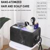 MazmornFly Hair Steamer Salon Micro Mist Scalp Treatment Dye Perm Professional Hooded SPA Barber Shop Blue Light for Black Hair Natural view 3