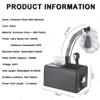 MazmornFly Hair Steamer Salon Micro Mist Scalp Treatment Dye Perm Professional Hooded SPA Barber Shop Blue Light for Black Hair Natural view 4