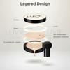 Luvie Glow Foundation Cushion,Mushroom Head Air Cushion CC Cream Face Makeup,Brighten Long-Lasting For All Skin Types (WARM) view 2