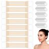 Neck Lift Tape, Neck Tape Lifting Invisible with 40 Patches & 8 pull Straps, Breathable Lift Strap Tightening Tapes for Necks Face view 1