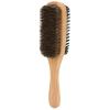 Double Sided Beard Brush Wooden Handle Soft Hard for Men Facial Hair Grooming at Home Salon Pet Horse Dog Cat Grooming Tool Rubber Wood Nylon Large Size view 1