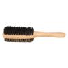 Double Sided Beard Brush Wooden Handle Soft Hard for Men Facial Hair Grooming at Home Salon Pet Horse Dog Cat Grooming Tool Rubber Wood Nylon Large Size view 2