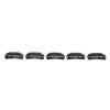 Gucagle U Shape Hair Wig Clips 6 Teeth Stainless Steel Hair Extension Clips for Wigs Hairpieces Black 2.8cm 50pcs view 2