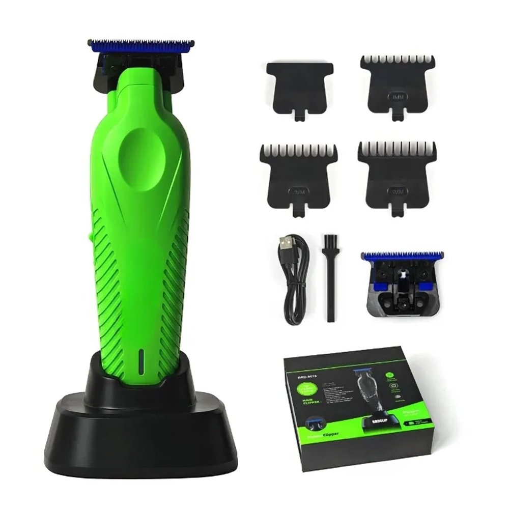 Compatible With BRDCLIP BRD9615 9000PRM Professional Men's Hair Trimmer Barber Finish Electric Clipper DLC Blue Blade Hair Cutting Machine(9615 GR box blade)