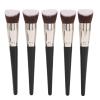 10pcs Oblique Concealer Brush Set, Makeup Foundation Brush, Soft Synthetic Fiber with Ergonomic Handle, Professional Concealer Brush for Dark Circles and Blemishes, Includes view 2