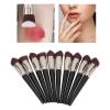 10pcs Oblique Concealer Brush Set, Makeup Foundation Brush, Soft Synthetic Fiber with Ergonomic Handle, Professional Concealer Brush for Dark Circles and Blemishes, Includes view 3