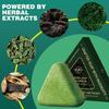 3pcs Nature Triangle Shampoo Bar, Thuja Leaf and Usman Grass Shampoo Soap, Cleaning & Strengthens Hair for Women and Men view 2
