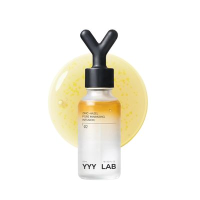 YYYLAB Zinc Hazel Pore Minimizing Infusion Serum, ZINC PCA & Witch Hazel, Pore Tightening & Sebum Control for Oily & Acne-Prone Skin, K-Beauty Korean Skin Care 30ml