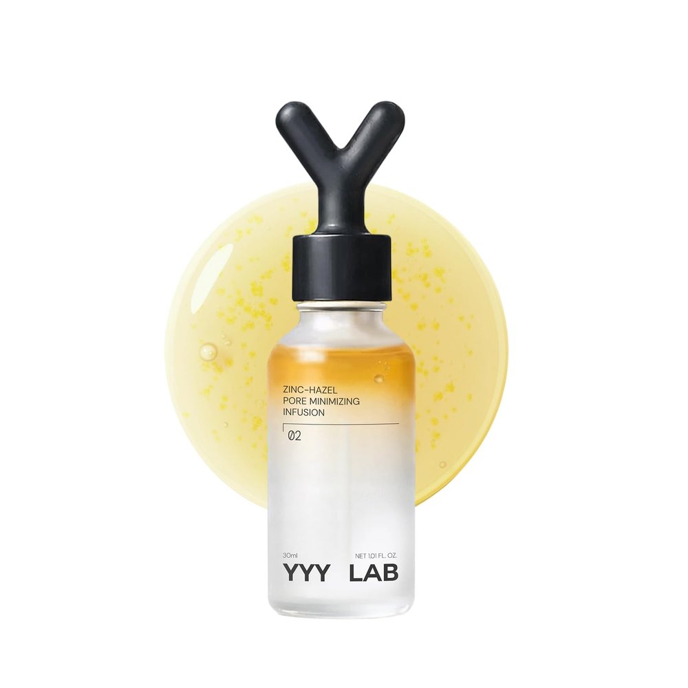 YYYLAB Zinc Hazel Pore Minimizing Infusion Serum, ZINC PCA & Witch Hazel, Pore Tightening & Sebum Control for Oily & Acne-Prone Skin, K-Beauty Korean Skin Care 30ml
