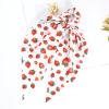 Strawberry Fun Hair Ties for Women Girls Fruits Elastic Tie Ribbon Hair Tie Bows Hair Scrunchies Cute Strawberry Hair Accessories Gifts view 4