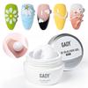 GAOY White 3D Sculpting Gel for Nail Art, 15g Solid Builder Gel view 1