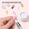 GAOY White 3D Sculpting Gel for Nail Art, 15g Solid Builder Gel view 2