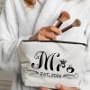 2026 Bride Mrs Wedding Gifts for Women Bride Future Mrs Travel Makeup Bag view 2