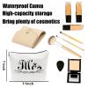 2026 Bride Mrs Wedding Gifts for Women Bride Future Mrs Travel Makeup Bag view 3