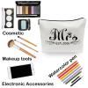 2026 Bride Mrs Wedding Gifts for Women Bride Future Mrs Travel Makeup Bag view 4