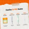 ClearDea Oil-Free Routine 4-Step Skincare Set  Exfoliating Pads, Calming Gel Serum, Soothing Cream & Collagen Ampoule Holiday self-care skincare winter gift bundle view 2