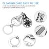 Snowflake Simple Black and White Nail Clippers Toenail Clipper Cutters Professional Nail Trimmer Nail Cuticle Cutter for Women Men view 3