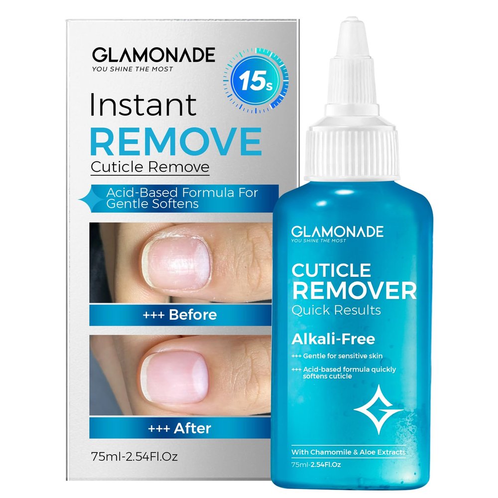 Glamonade Instant Cuticle Remover Gel: Fast-Acting Nail Cuticle Softener