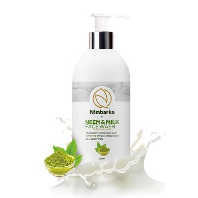 BEMT Neem & Milk Face Wash for Oily & Combination Skin  Paraben-Free Herbal Cleanser with Neem Extract & Milk Protein | Gentle Daily Facial Cleanser for Men & Women | 250ml