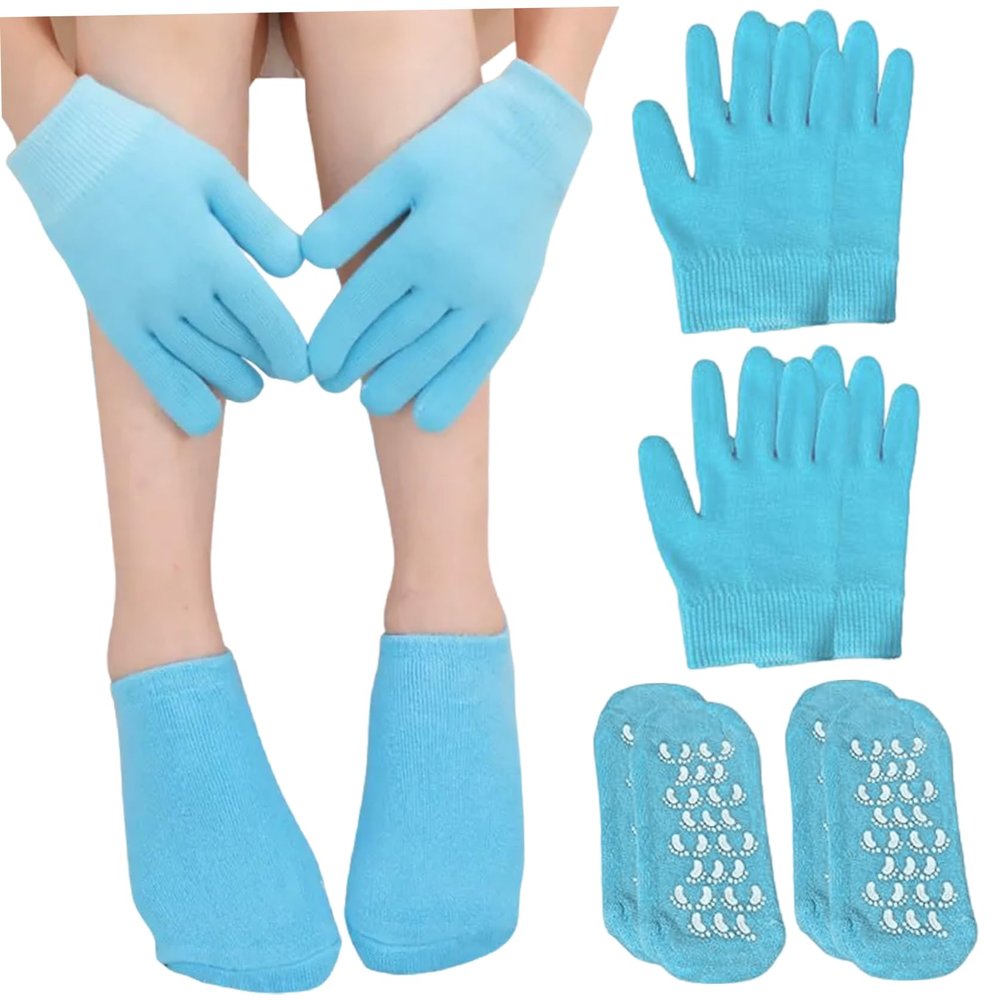 20 Pair Hand Masks Moisturizing Gloves & Socks, Moisturizing Gloves & Socks, Cotton Yarn Feet & Hand Moisturizer & for Chapped and Dry Skin