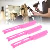 Hair Perm Rods Set 25pcs Hollow Out Smoothing Teeth Curling Rods for Salon Barber Styling Plastic Resin Pink 8x2cm view 2