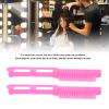 Hair Perm Rods Set 25pcs Hollow Out Smoothing Teeth Curling Rods for Salon Barber Styling Plastic Resin Pink 8x2cm view 3