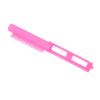 Hair Perm Rods Set 25pcs Hollow Out Smoothing Teeth Curling Rods for Salon Barber Styling Plastic Resin Pink 8x2cm view 4