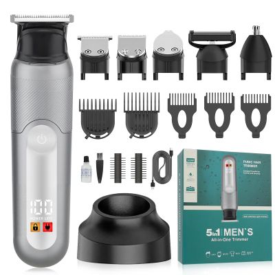 SUNNOW Beard Trimmer for Man, Manscape,Rechargeable Beard Trimmer Kit
