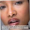 AZIDWERYQ Body Piercing Kit Stainless Steel Tongue Rings Belly Button Piercing Jewelry 47PCS view 2