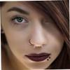 AZIDWERYQ Body Piercing Kit Stainless Steel Tongue Rings Belly Button Piercing Jewelry 47PCS view 3