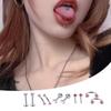 AZIDWERYQ Body Piercing Kit Stainless Steel Tongue Rings Belly Button Piercing Jewelry 47PCS view 4