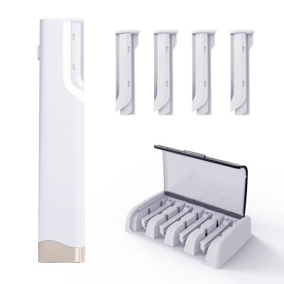 cjc Face Razors for Women, Smooth Razor for Women Face - Flawless Facial Hair Remover with 5 Refill Blades, Professional Electric Razor for All Skin Types