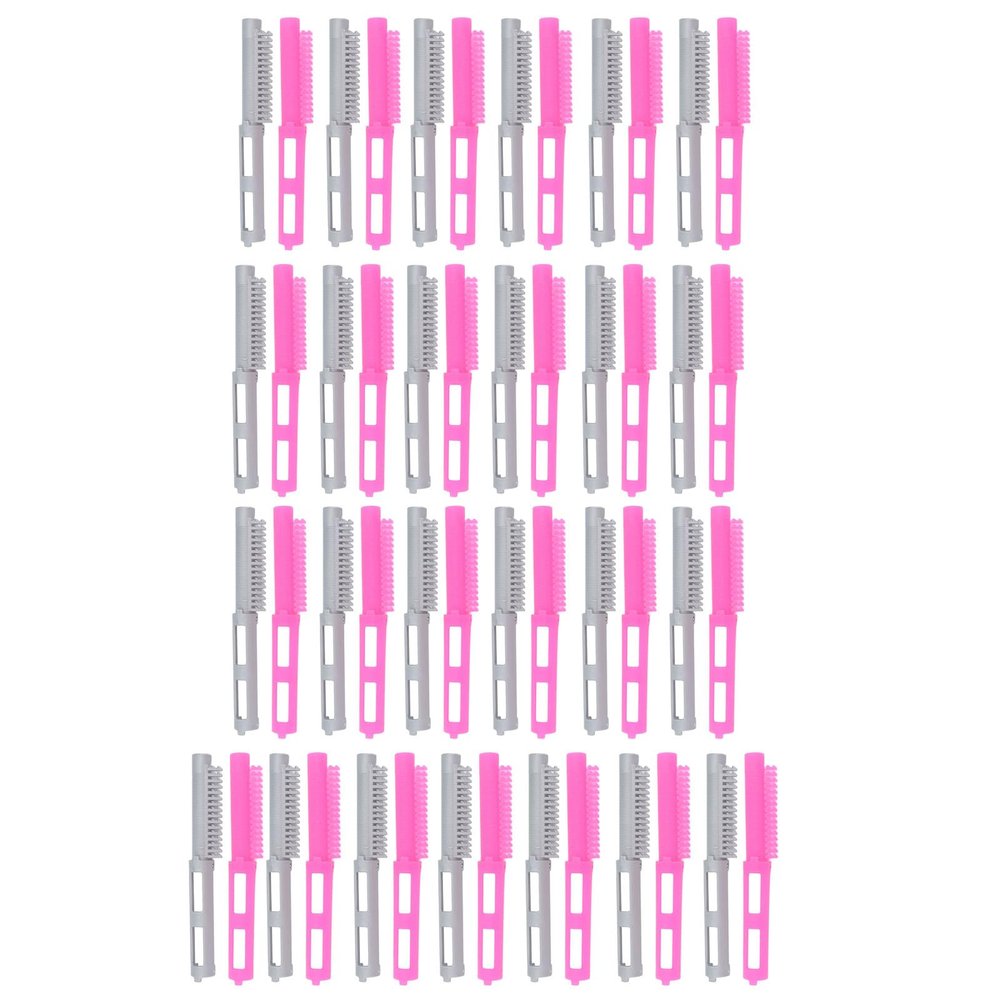 Hair Perm Rod Rugged Hook Teeth Versatile Curling Perm Rods Salon Barber 50Pcs