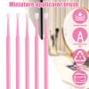 Gdotmely 1200 Pcs Disposable Micro Applicator Brush, Mascara Wands, Pink view 3