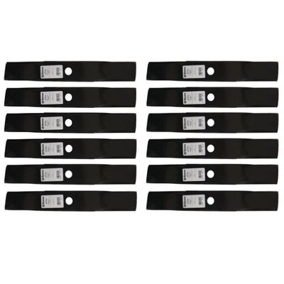 Replacement for 12 Medium-Lift Blades fit M136194 F680 F687 Z510A Z710 Z810A Z820A Z910A Z920A