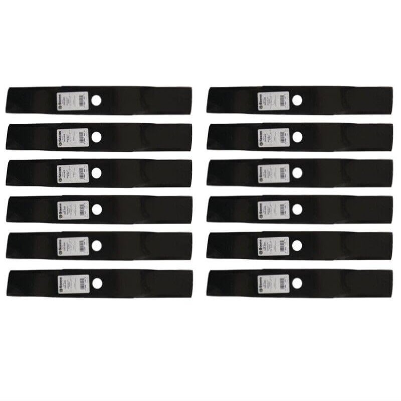 Replacement for 12 Medium-Lift Blades fit M136194 F680 F687 Z510A Z710 Z810A Z820A Z910A Z920A