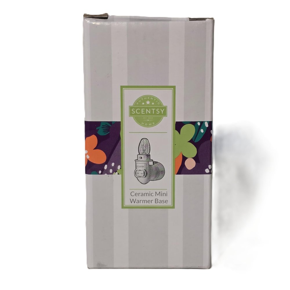 ScentsyBrand Ceramic Mini Warmer Wall Plug Base - White