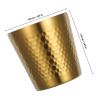 Anneome Stainless Steel Shaving Bowl for Men Hammered Design Stylish Grip Shave Mug Household Shaving Soap Cup Care Accessory view 2