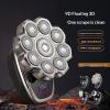 The New Electric Shaver 9D Magnetic Head Razor Whole Body Washing Bald Machine Five-in-one view 3