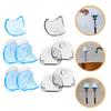 GANAZONO 10pcs Bathroom Razor Holders with Suction Cup Compact Plastic Razor Storage Stands for Shower and Travel for Home Dorm Hotel Portable Shaver Hanging Organizers view 3