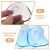 GANAZONO 10pcs Bathroom Razor Holders with Suction Cup Compact Plastic Razor Storage Stands for Shower and Travel for Home Dorm Hotel Portable Shaver Hanging Organizers view 4