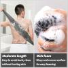 Blissal Exfoliating Shower Towel, 2-in-1 Exfoliating Towel, Premium Scrub Wash Cloth for Body Face, Blissal exfoliating Towels-Body Scrubber with 2 Sides for All Skin Types (Black+Pink) view 4