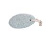 IDEANATEGRATE Oval Volcanic Pumice Stone Foot Grinding Tool for Callus Removing and Dead Skin Exfoliation Lightweight Foot Care Scrubber for Smooth Heels and Hands Portable Green Pedicure Stone view 1